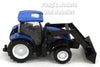 4 Inch New Holland Tractor T6 with Loader 1/48 Scale Diecast & Plastic Model by Newray