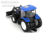 4 Inch New Holland Tractor T6 with Loader 1/48 Scale Diecast & Plastic Model by Newray