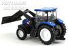 4 Inch New Holland Tractor T6 with Loader 1/48 Scale Diecast & Plastic Model by Newray