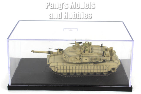 M1A2 Abrams TUSK US Army 4th Armored Div, Iraq, 2011 Display Case - 1/72 Scale Model by Panzerkampf