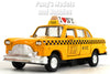 4.5 Inch I Love New York Yellow Taxi Cab 1/32 Scale Diecast Metal Model by Kinsmart