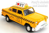 4.5 Inch I Love New York Yellow Taxi Cab 1/32 Scale Diecast Metal Model by Kinsmart