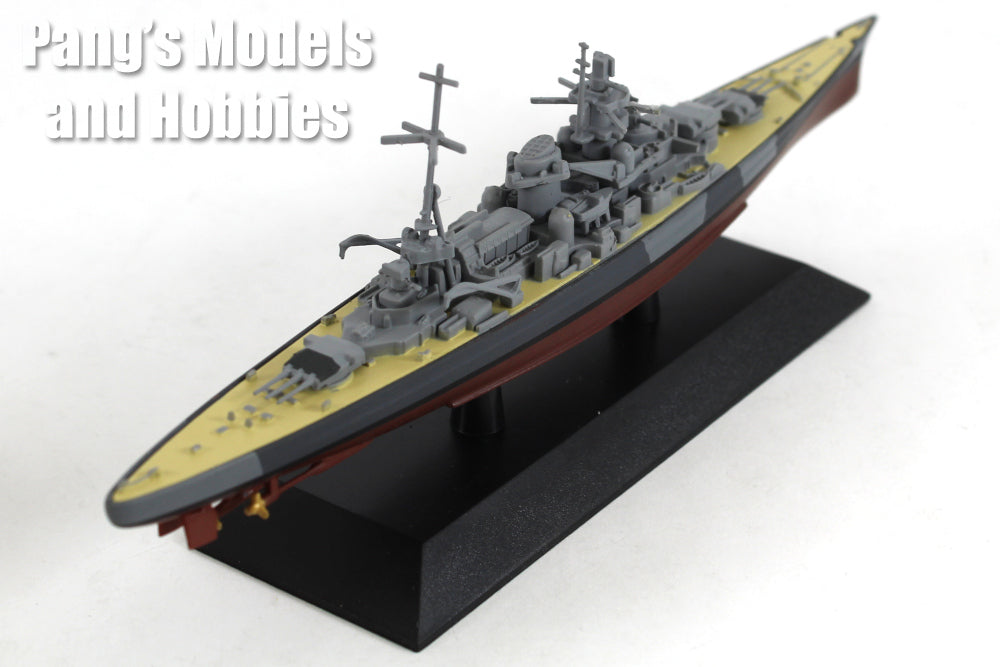 DeAgostini Navire De Guerre 1/1250 Scharnhorst 1939 + Sous-Marin Type VII 1938 - Maquette Collection Battle Cruiser WS02