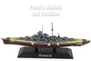 German Battleship Bismarck 1/1250 Scale Diecast Metal Model by DeAgostini