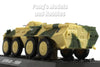 BTR-80 Russian Amphibian Personal Carrier 1999 1/72 Scale Die-cast Model by Amercom