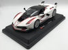 2015 Ferrari FXX-K FXX K #75 LaFerrari - WHITE - 1/24 Scale Diecast Model by Bburago