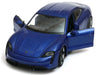 2020 Porsche Taycan Turbo S - Blue - 1/24 Scale Diecast Model by Welly