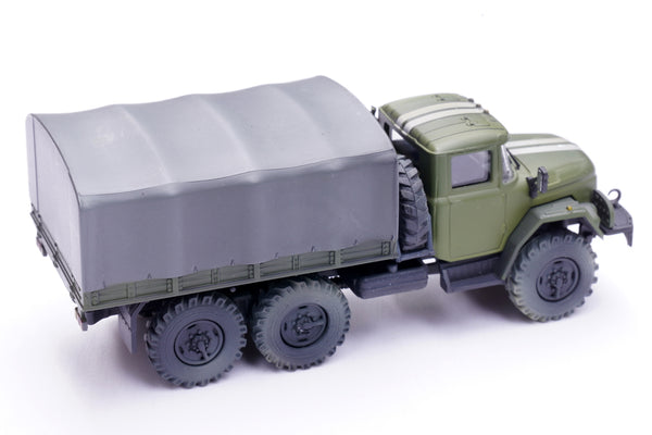 Legion 1/72 ZIL 131 Cargo Truck – Ukrainian Ground Forces, Green Diecast Model By Legion #12064 LB
