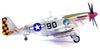 P-51 P-51B Mustang "Sweet Clara II" 319th Fighter Squadron, 325th Fighter Group "The Checkertail Clan," USAAF, Operation Reunion, Romania, 1944 1/72 Scale Diecast Metal Model by Legion