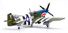 P-51 P-51B Mustang - John Bennett, 487th Fighter Squadron, 352nd Fighter Group "Blue-Nosed Bastards of Bodney," USAAF, RAF Bodney, England, 1944 1/72 Scale Diecast Metal Model by Legion (Copy)