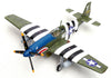P-51 P-51B Mustang - John Bennett, 487th Fighter Squadron, 352nd Fighter Group "Blue-Nosed Bastards of Bodney," USAAF, RAF Bodney, England, 1944 1/72 Scale Diecast Metal Model by Legion (Copy)