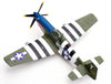 P-51 P-51B Mustang - John Bennett, 487th Fighter Squadron, 352nd Fighter Group "Blue-Nosed Bastards of Bodney," USAAF, RAF Bodney, England, 1944 1/72 Scale Diecast Metal Model by Legion (Copy)