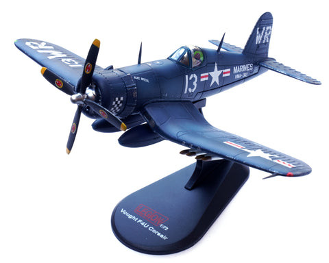 Vought F4U Corsair – "Alice Special" Capt. James Kraus Jr., Marine Fighter Attack Squadron 312 VMA-312 "Checkerboards", USS Bataan CVL-29, 1952 1/72 Scale Diecast Metal Model by Legion