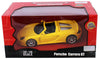 2003 Porsche Carrera GT 980 - YELLOW - 1/24 Diecast Metal Model by Showcasts