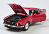 1969 Ford Mustang Boss 429 - RED - 1/24 Diecast Metal Model by Welly