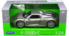 2013 Porsche 918 Spyder Hard Top - SILVER - 1/24 Diecast Metal Model by Welly w/ BOX