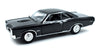 1966 Pontiac GTO - BLACK - 1/25 Scale Diecast Metal Car Model by Newray