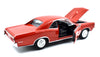 1966 Pontiac GTO - RED - 1/25 Scale Diecast Metal Car Model by Newray