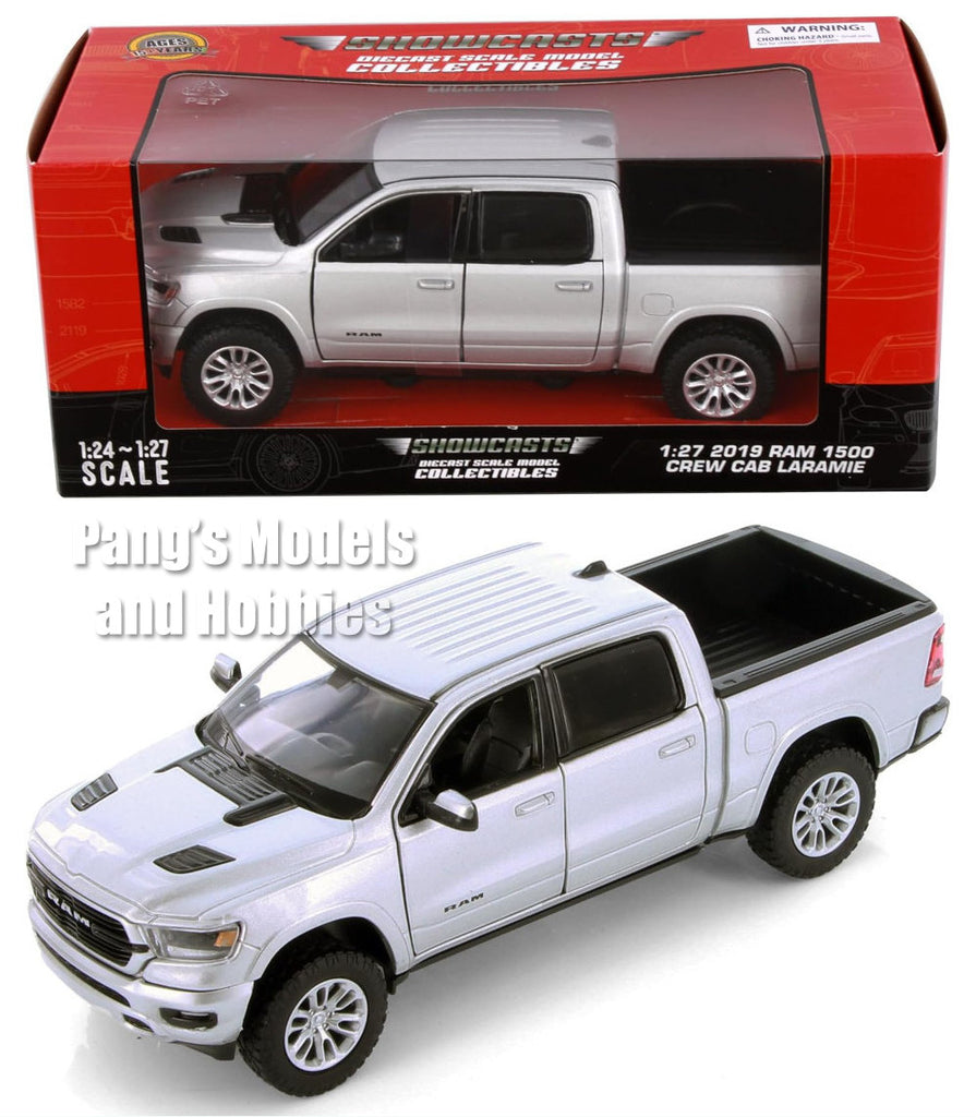 2019 Dodge Ram 1500 Crew Cab Laramie - SILVER -1/27 Diecast Metal Model by Showcasts