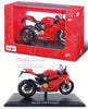 Ducati 1199 Panigale with Display Base 1/12 Scale Diecast Metal Model Motorcycle by Maisto