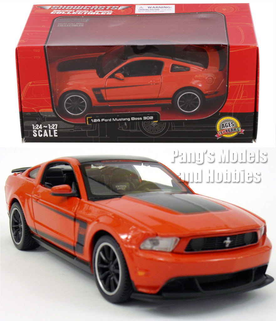 2012 Ford Mustang Boss 302 - Orange - 1/24 Scale Diecast Model by Maisto