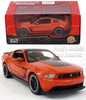 2012 Ford Mustang Boss 302 - Orange - 1/24 Scale Diecast Model by Maisto
