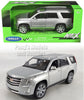 2017 Cadillac Escalade - SILVER - 1/24 Scale Diecast Metal Model by Welly