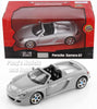 2003 Porsche Carrera GT 980 - SILVER - 1/24 Diecast Metal Model by Showcasts