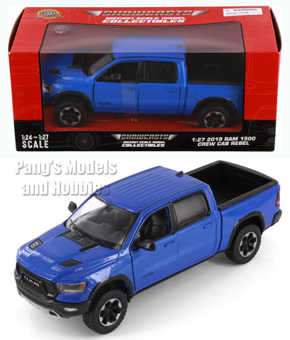 2019 Dodge Ram 1500 Crew Cab Rebel - BLUE -1/27 Diecast Metal Model by Showcasts