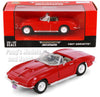 1967 Chevrolet Corvette C2 Convertible - RED - 1/24 Scale Diecast Metal Model by Showcasts w/ BOX