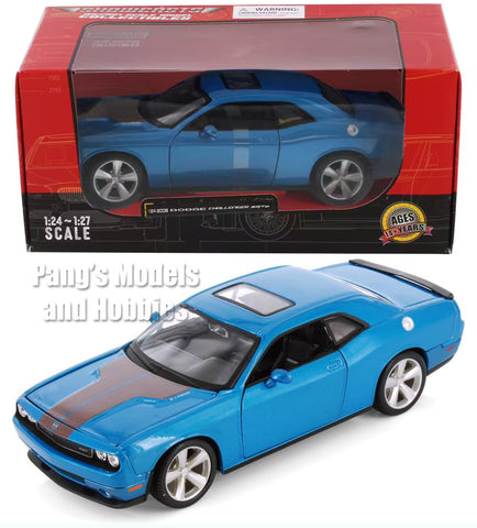 2008 Dodge Challenger SRT-8 - BLUE - 1/24 Scale Diecast Model by Maisto / Showcast w/ BOX