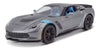 2017 Chevrolet Corvette C7 Grand Sport - GRAY - 1/24 Diecast Metal Model by Maisto