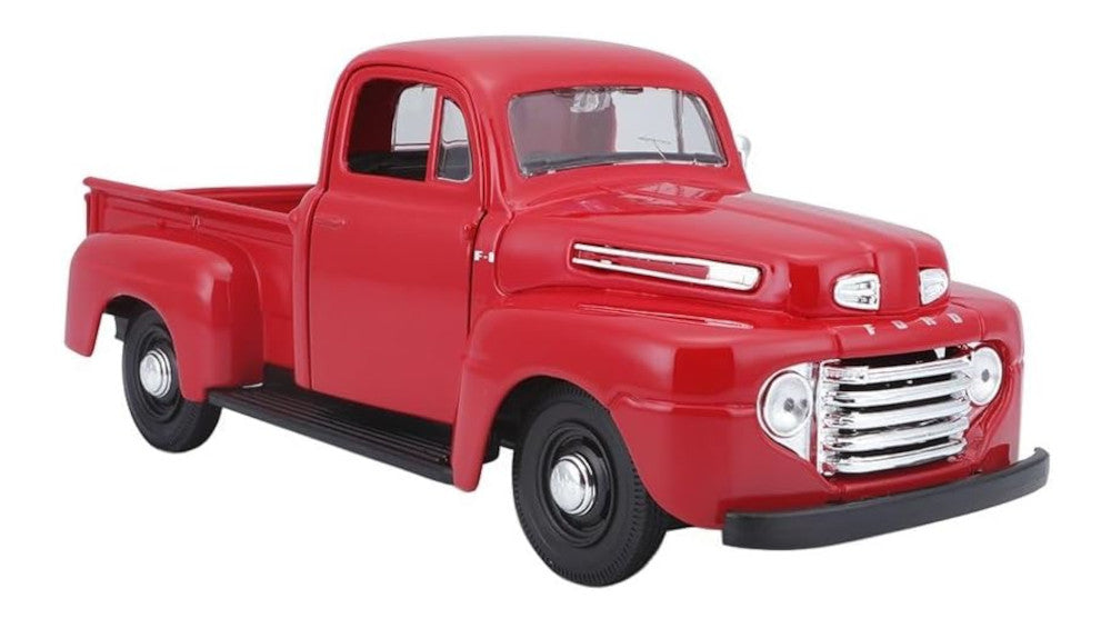 1948 Ford F1 F-Series Pickup Truck - RED - 1/25 Scale Diecast Model by Maisto