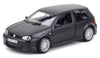 2003 Volkswagen VW Golf R32 - Flat Black - 1/24 Diecast Metal Model by Maisto