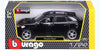 2016 Porsche Macan - BLACK - 1/24 Scale Diecast Model by Bburago