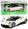Pagani Huayra Peal White - 1/24 Scale Diecast Metal Model by Welly