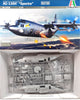 AC-130H AC-130 Spectre C-130 Hercules Gunship USAF 1/72 Scale Plastic Model Kit (Assembly Required) by Italeri
