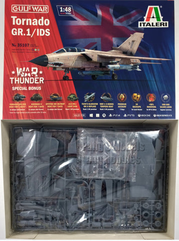 Tornado GR.1 IDS "War Thunder Special Bonus 1/48 Scale Plastic Model Kit (Assembly Required) by Italeri