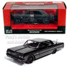 1964 Chevrolet Impala Hard Top - CUSTOM BLACK LOW RIDER  - 1/24 Diecast Metal Model by Showcasts