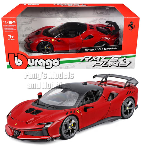 2024 Ferrari SF90 XX Stradale - RED - 1/24 Scale Diecast Model by Bburago
