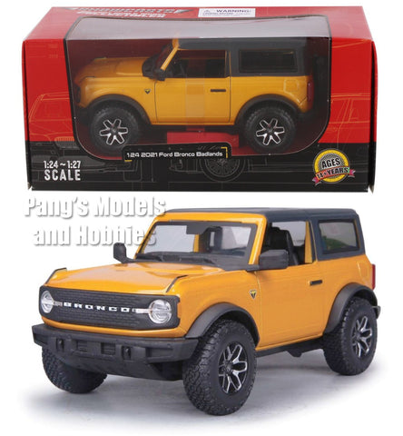 Ford 2021 Bronco Badlands - Orange - 1/24 Scale Diecast Metal Model by Maisto