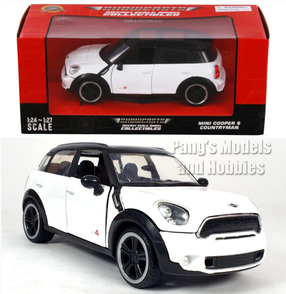 2011 Mini Cooper S Countryman - WHITE - 1/24 Diecast Metal Model by SHOWCASTS w/ BOX