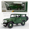 1960 Toyota FJ40 Land Cruiser  - Dark Green - 1/24 Scale Diecast Metal Model by Motormax
