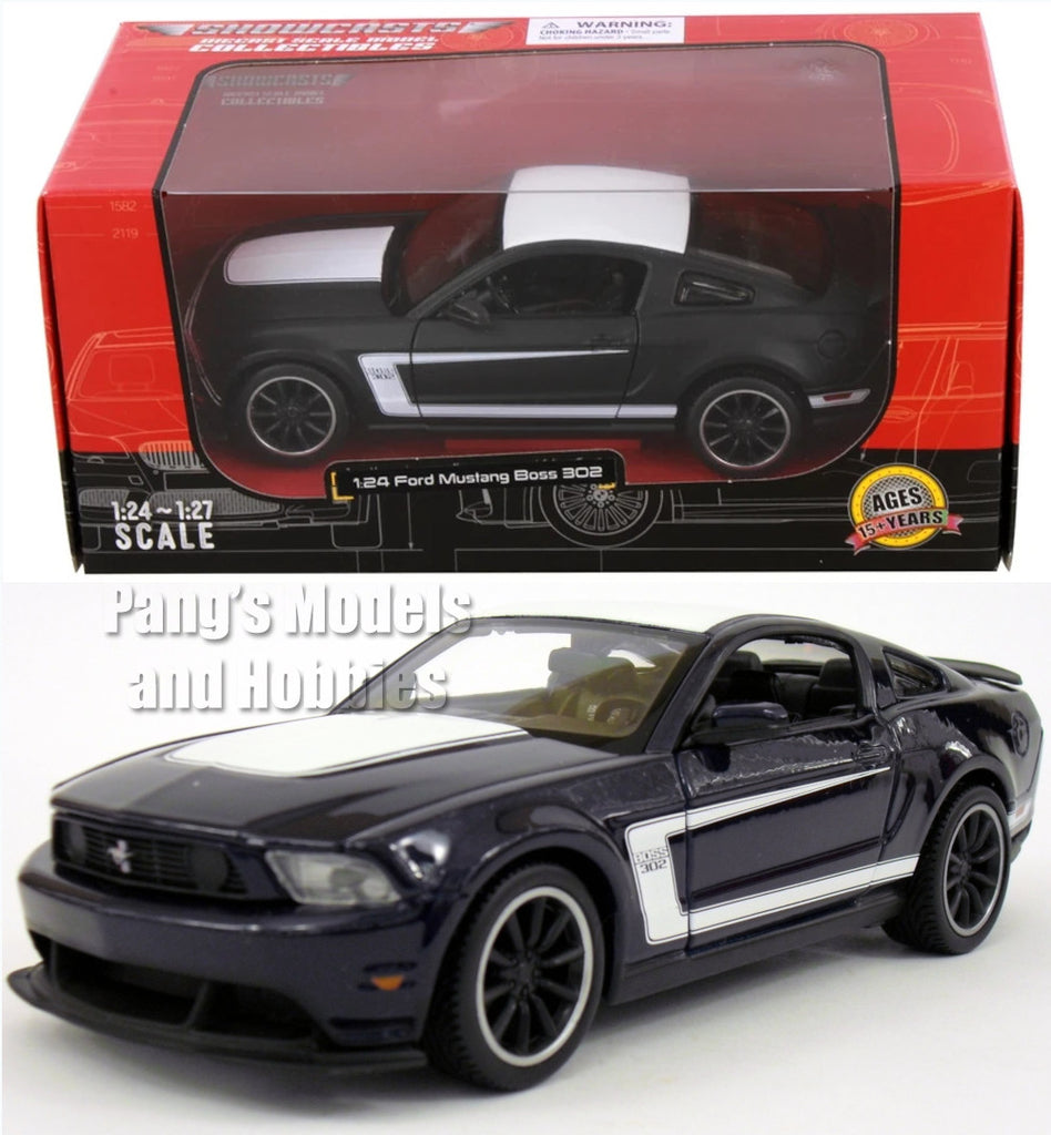 2012 Ford Mustang Boss 302 - Black - 1/24 Scale Diecast Model by Maisto