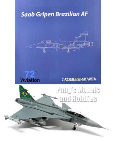 Saab JAS 39 39E Gripen - Brazilian Air Force 1/72 Scale Diecast Model by Aviation 72