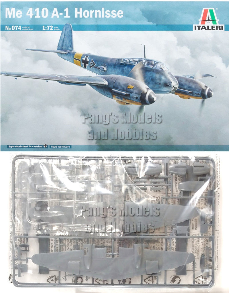 Messerschmitt Me 410 Me-410 Hornisse Hornet Heavy Fighter - Luftwaffe 1/72 Scale Plastic Model Kit (Assembly Required) by Italeri
