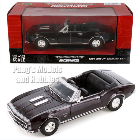 1967 Chevy Camaro SS Convertible - BURGUNDY - 1/24 Scale Diecast Model by Showcasts