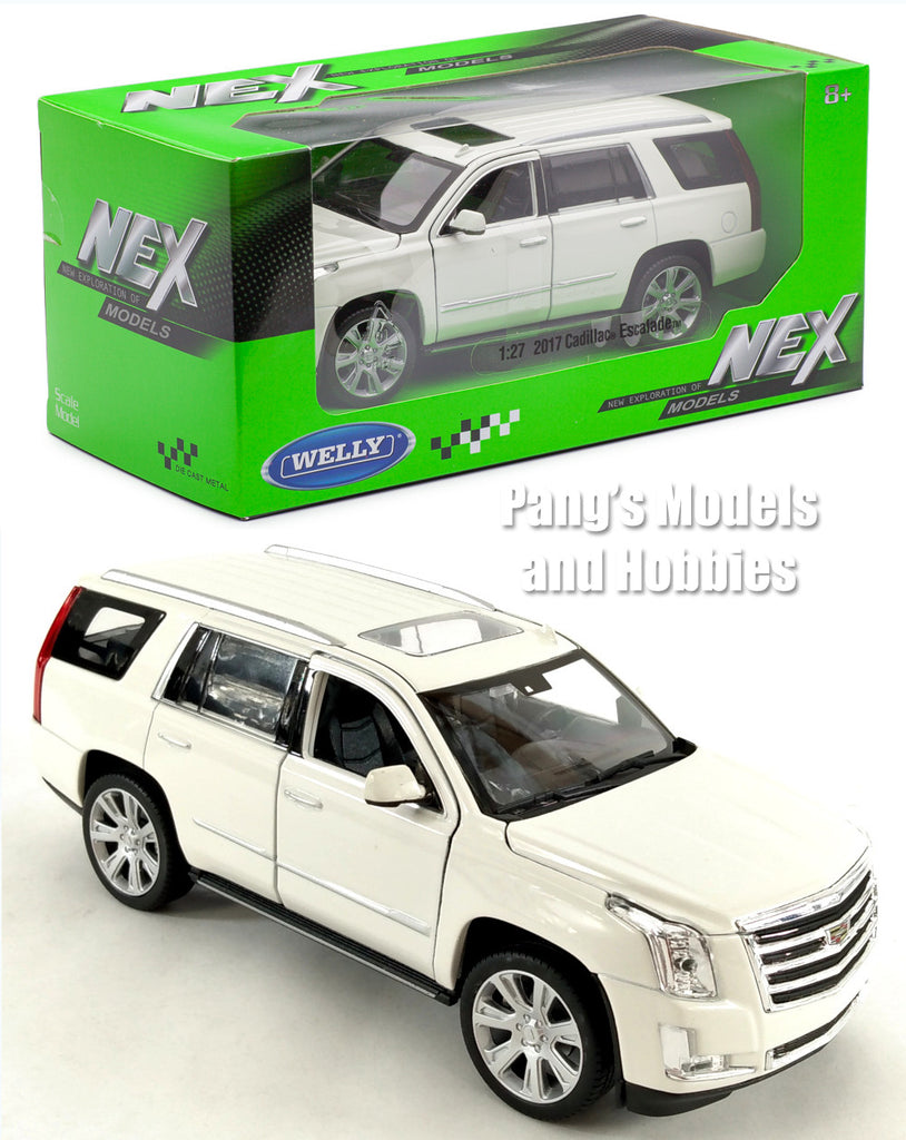 2017 Cadillac Escalade - White - 1/24 Scale Diecast Metal Model by Welly
