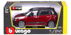 2013 Fiat 500L Sunroof w/ Display Base - 1/24 Scale Diecast Model by Bburago