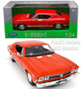 1968 Chevrolet Chevelle SS 396 - RED - 1/24 Diecast Metal Model by Welly